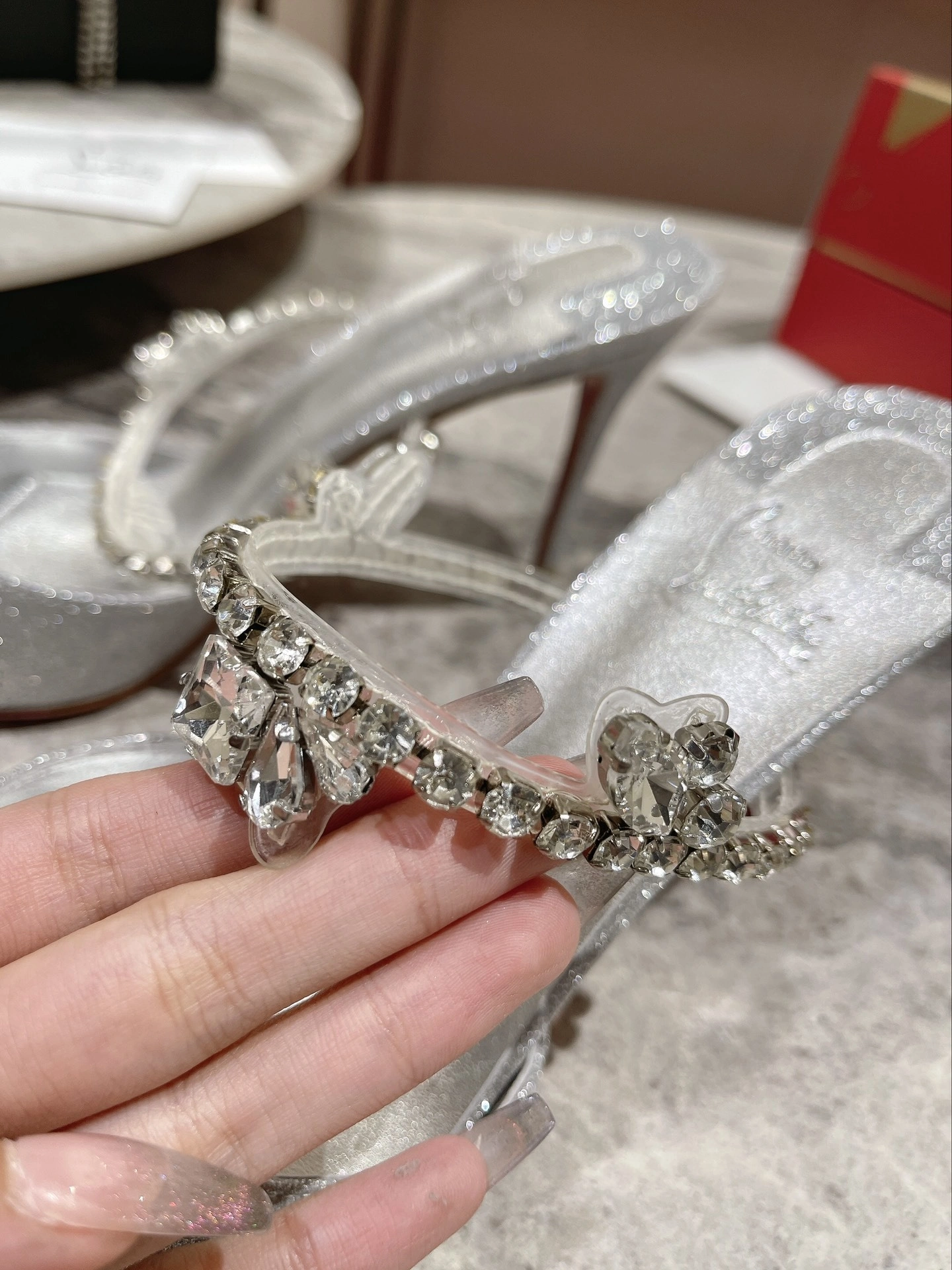 COCO--- 8ou2ou 3221311S211 Heel height：10CM、8.5CM、6.5CM（6.5CMCustom products are not returned or exchanged） item:D-X062E2037W
